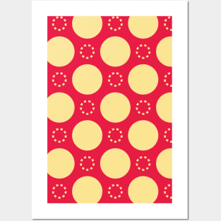 Circles Seamless Pattern 041#002 Posters and Art